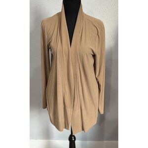 Dana Buchanan Sheer Brown Cardigan With Pickets Size Medium